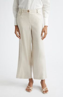 Toccin Toccin Blaire Linen Blend Wide Leg Pants