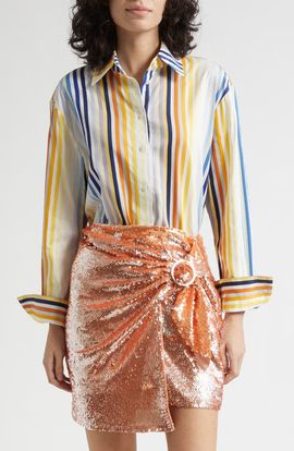 Toccin Toccin Brennan Stripe Boyfriend Shirt