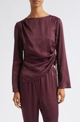 Toccin Toccin Cilina Long Sleeve Ruched Top