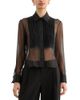 Toccin Toccin Conrad Silk Tuxedo Shirt - 1