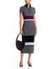 Toccin Toccin Dasha Half Zip Mock Neck Midi Dress - 2