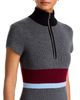 Toccin Toccin Dasha Half Zip Mock Neck Midi Dress - 3
