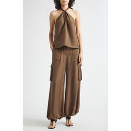Toccin Toccin Everlee Knotted Halter Top
