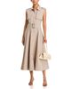 Toccin Toccin Gail Button Front Belted Midi Dress - 2