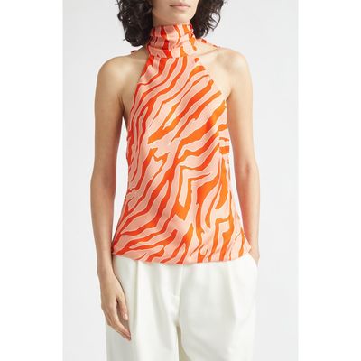Toccin Toccin Izzie Zebra Stripe Halter Top