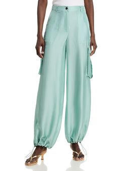 Toccin Toccin James Mid Rise Wide Leg Cargo Pants