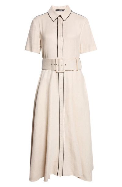 Toccin Toccin Jean Linen Blend Shirtdress