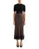 Toccin Toccin Kaya Colorblocked Lace Trim Midi Dress - 1