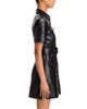 Toccin Toccin Lydia Belted Faux Leather Mini Dress - 5