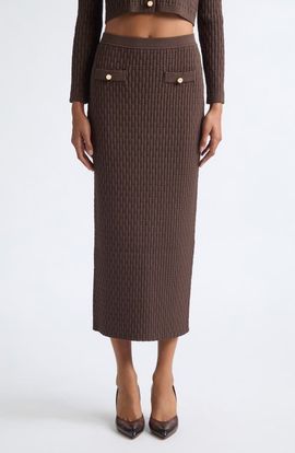 Toccin Toccin Milla Ribbed Midi Skirt