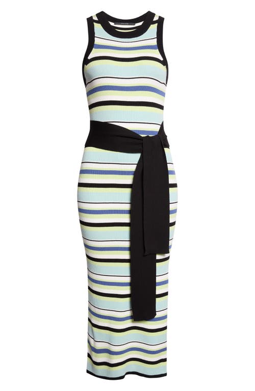 Toccin Toccin Piper Stripe Variegated Rib Sleeveless Dress