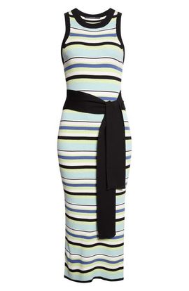 Toccin Toccin Piper Stripe Variegated Rib Sleeveless Dress