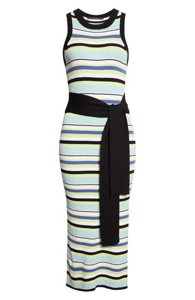 Toccin Toccin Piper Stripe Variegated Rib Sleeveless Dress