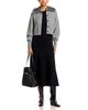 Toccin Toccin Rita Faux Fur Collar Cable Knit Cardigan - 2
