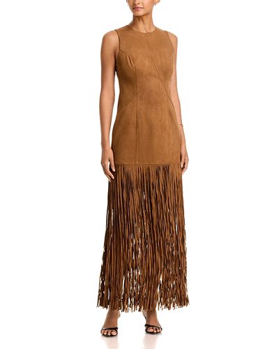 Toccin Toccin Seamed Fringe Mini Dress