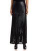 Toccin Toccin Soren Faux Leather Fringe Skirt - 1
