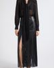 Toccin Toccin Soren Fringe Faux Leather Maxi Skirt - 2