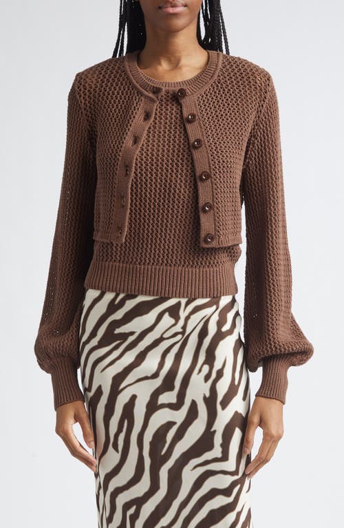 Toccin Toccin Tori Blouson Sleeve Cardigan