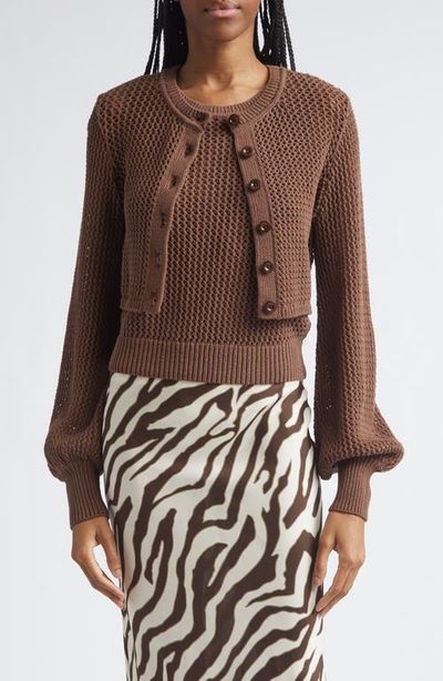 Toccin Toccin Tori Blouson Sleeve Cardigan