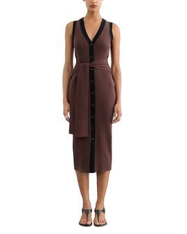 Toccin Toccin Victoria Tie Front Knit Dress