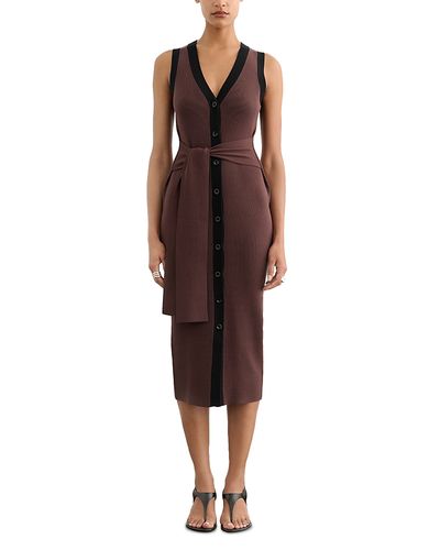 Toccin Toccin Victoria Tie Front Knit Dress