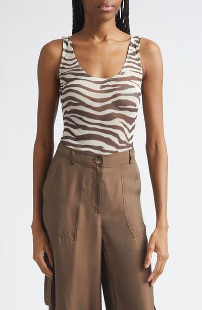 Toccin Toccin Wyatt Zebra Print Bodysuit