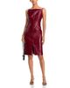 Toccin Toccin Zivana Faux Leather Boat Neck Dress - 2