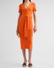 Toccin Women's Agnes Ribbed Tie-Front Midi Dress - 2