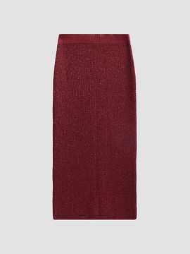 Toccin Women's Alisha Sequin Bouclé Midi Skirt
