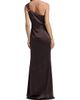 Toccin Women's Callum One-Shoulder Satin Gown - 5