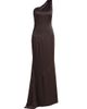 Toccin Women's Callum One-Shoulder Satin Gown - 8