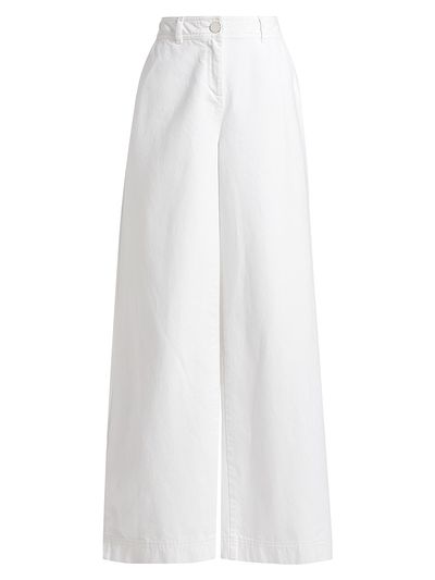Toccin Women's Eileen Slit Wide-Leg Pants