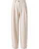 Toccin Women's Elowen Pleated Ankle Tie Pants - 6