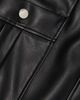 Toccin Women's Fallon Faux Leather Cargo Midi-Skirt - 7