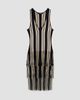 Toccin Women's Finley Cotton-Blend Stripe Fringe Minidress - 1