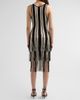 Toccin Women's Finley Cotton-Blend Stripe Fringe Minidress - 3