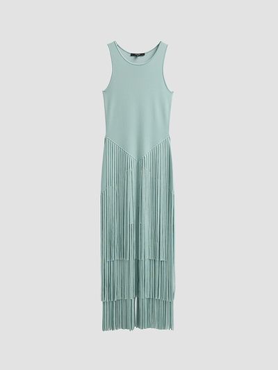 Toccin Women's Jora Fringe Maxi Dress