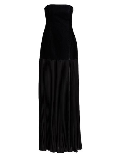 Toccin Women's Lina Strapless Sculpted Maxi Dress
