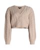 Toccin Women's Luxe Cable Knit Wool-Cashmere Cardigan - 1