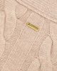 Toccin Women's Luxe Cable Knit Wool-Cashmere Cardigan - 7