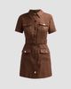 Toccin Women's Lydia Snap-Front Dress - 1