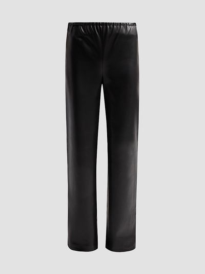 Toccin Women's Mick Vegan Leather Pull On Pants
