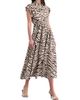 Toccin Women's Serena Printed Midi Shirtdress - 4