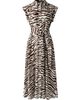 Toccin Women's Serena Printed Midi Shirtdress - 6