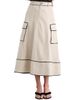 Toccin Women's Shiloh High-Waist Cargo Midi Skirt - 3