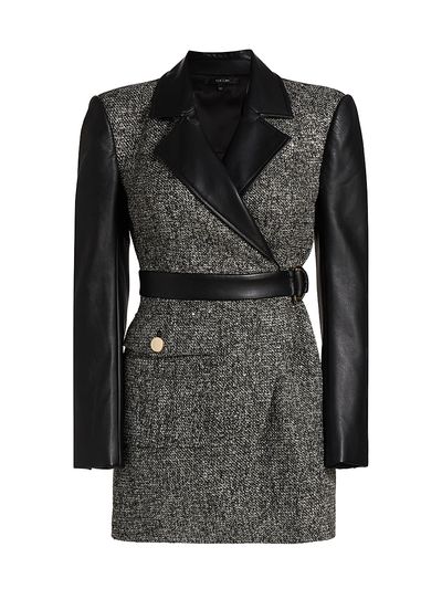 Toccin Women's Tara Tweed Wrap Dress