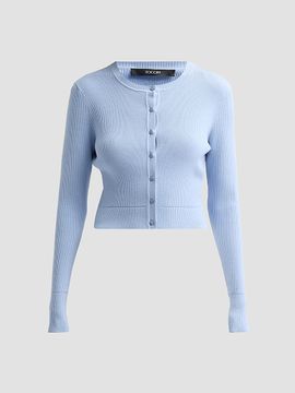 Toccin Women's Zoe Cropped Fitted Cardigan