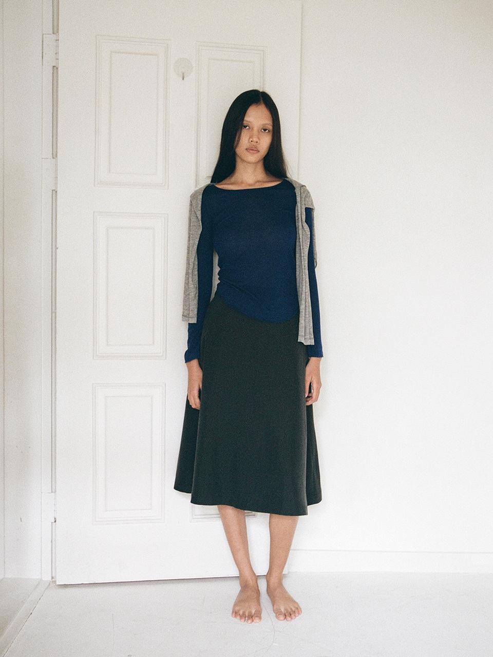 Tocoll Cupra Flare Skirt [black]