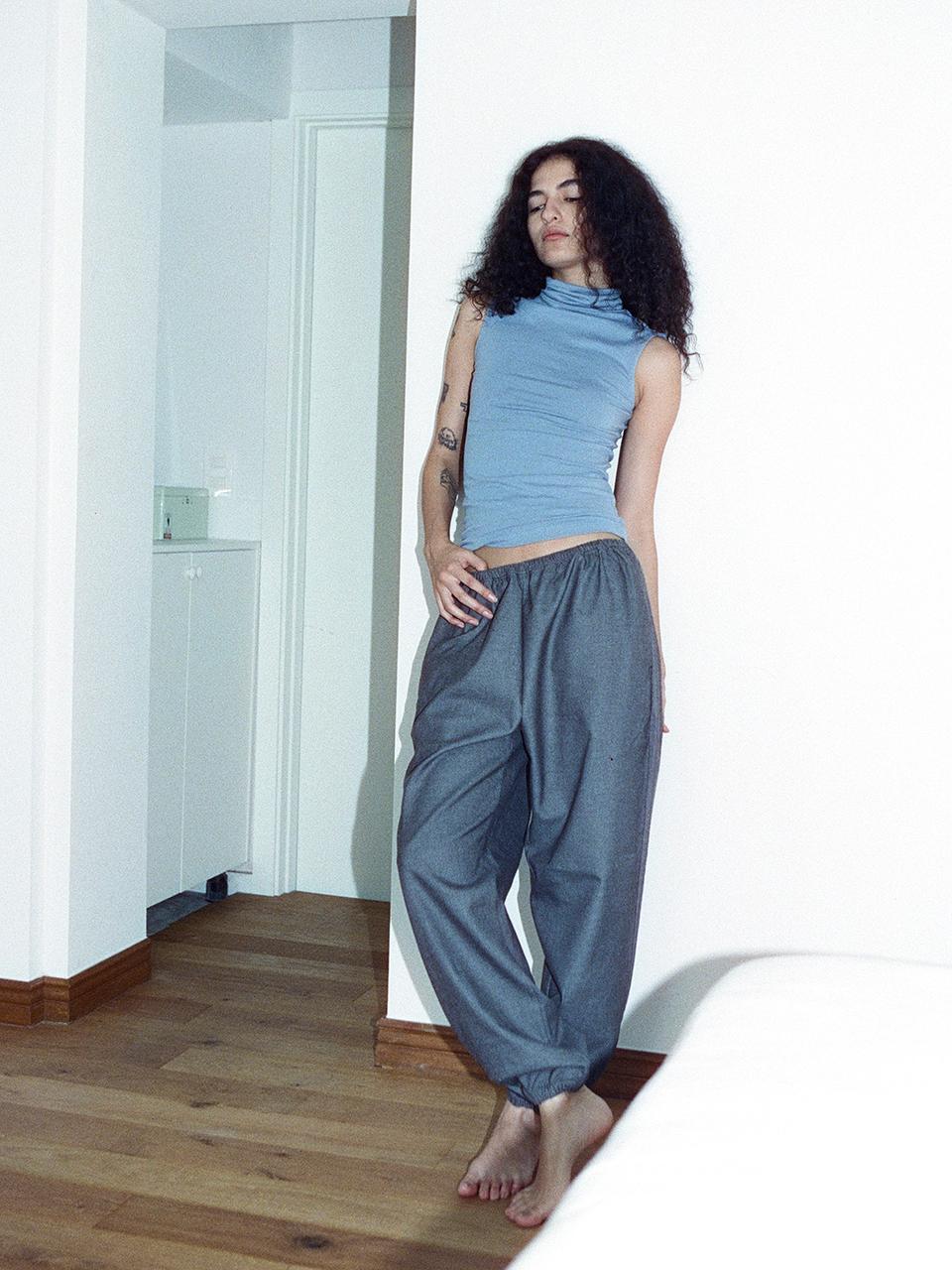 Tocoll Nostress Banding Pants - Grey