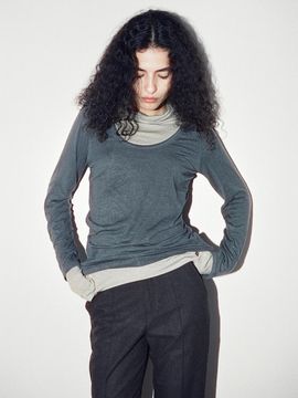 Tocoll Round Neck Long Sleeve - Khaki